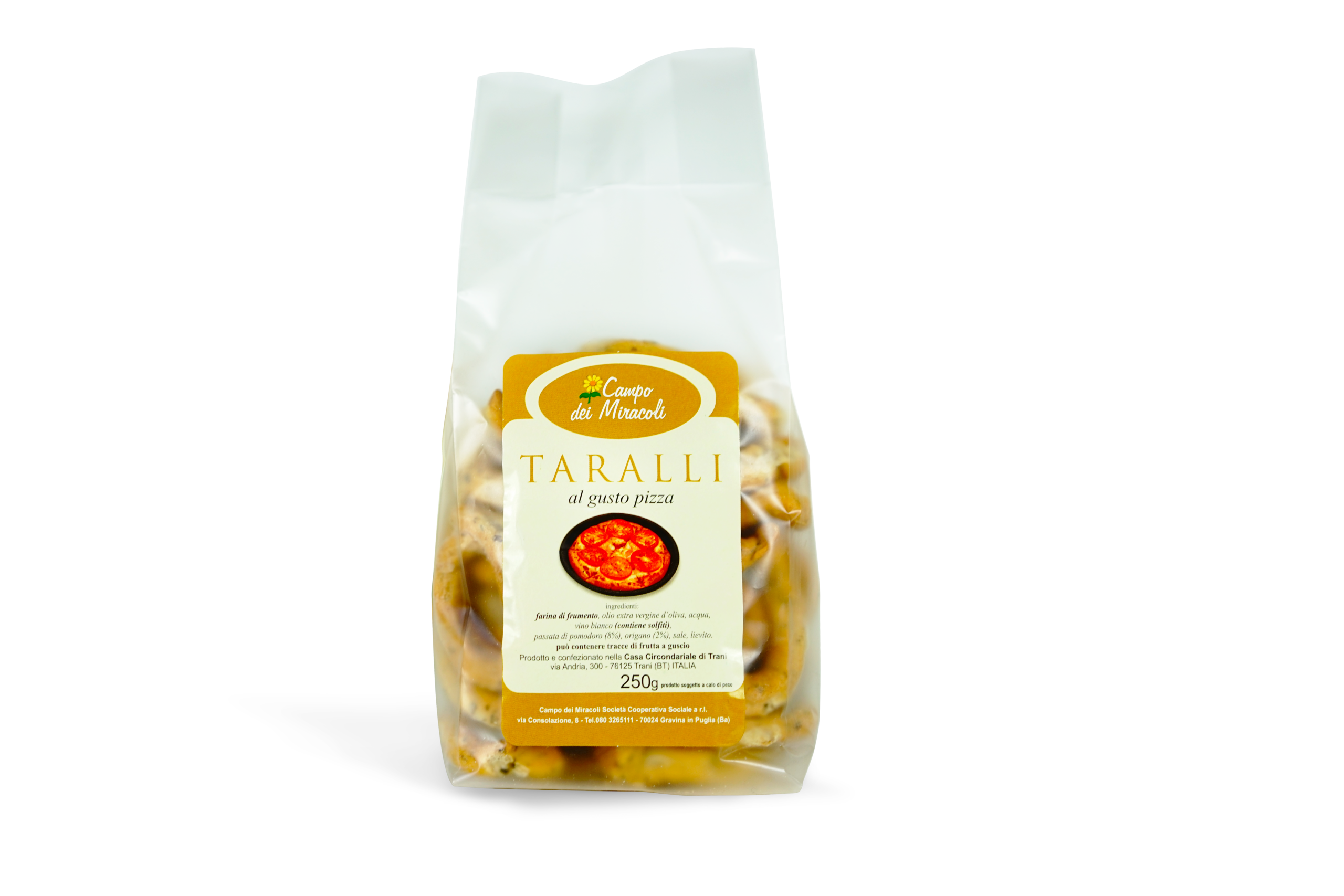 Taralli pugliesi alla pizza (250gr)